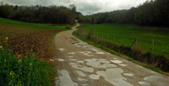 After the rains in Champagne-Ardennes