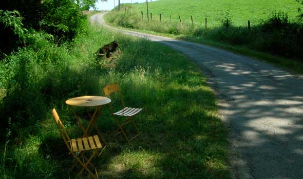 shady rest stop for 2