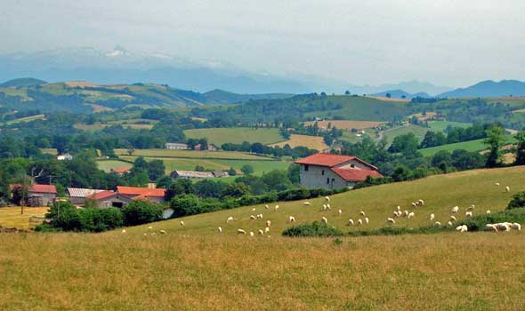 the Pyrenées, beyond the Pays Basques