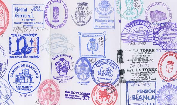 Camino de Santiago - pilgrim passport - credencial de peligrino
